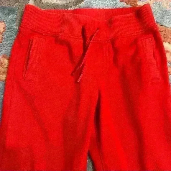 Janie and jack toddler boy sweats jog pants red & striped joggers sweatpant - Picture 3 of 8